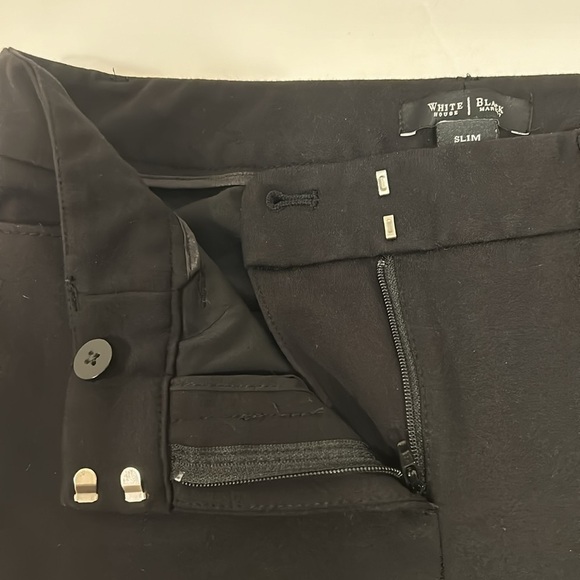White House Black Market Black Slim Ankle Dress Pants Women’s Size 2 Regular - Picture 7 of 8